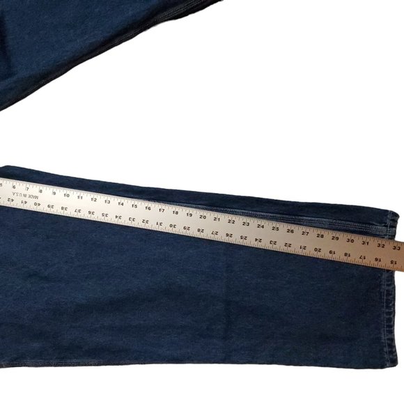 Carhartt B13 DST 46x32 (Meas 41x33 15" Rise) Dark Loose Fit Carpenter Jeans A17 - Picture 9 of 10